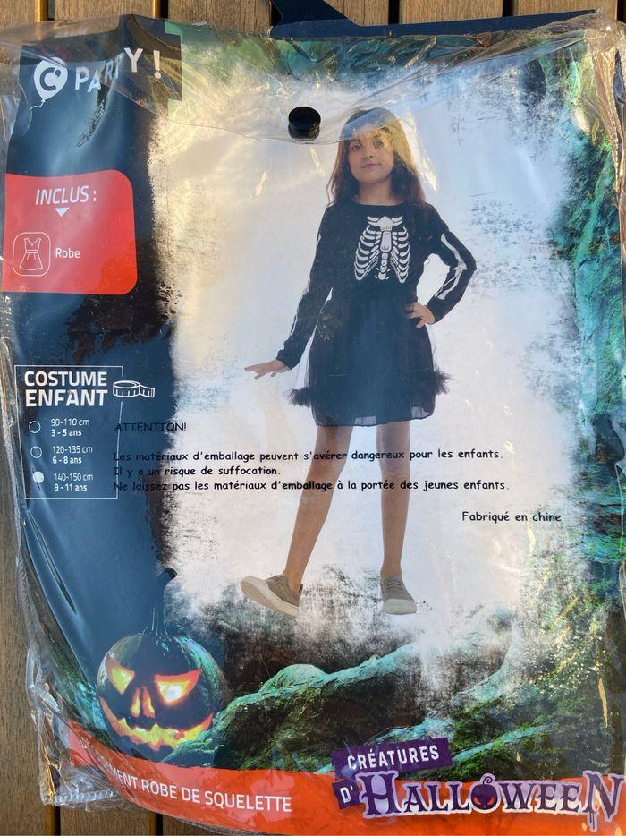 Déguisement fille Halloween 9/11 ans TBE