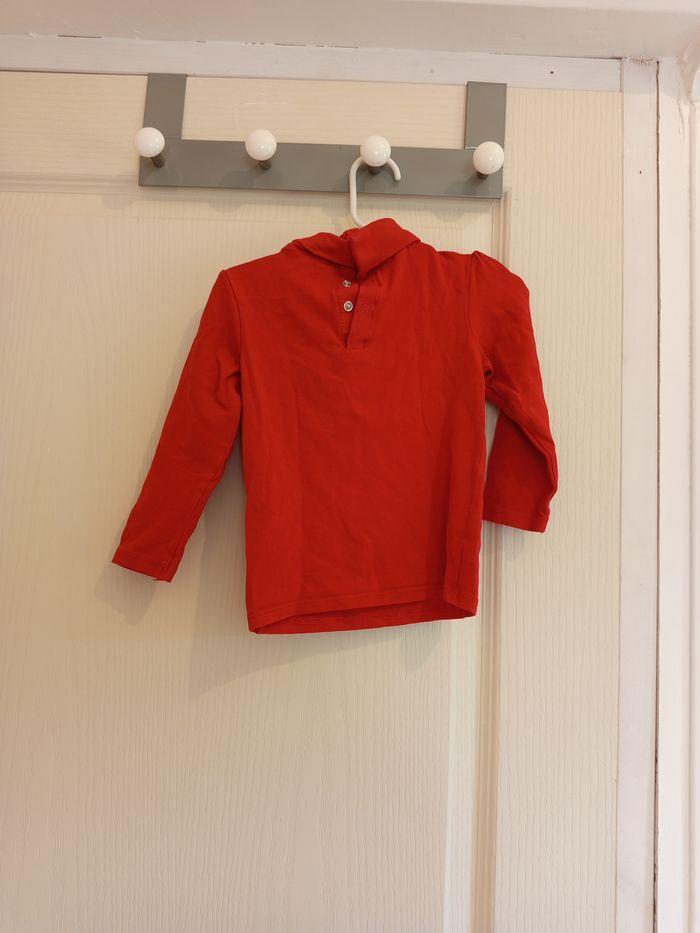 Sous pull rouge mixte Kiabi 3 ans - photo numéro 4