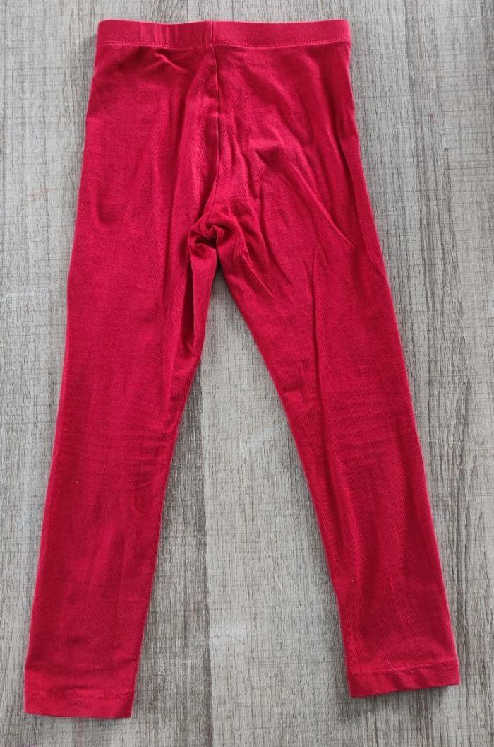 Legging rouge pour fille taille 6 ans - photo numéro 2