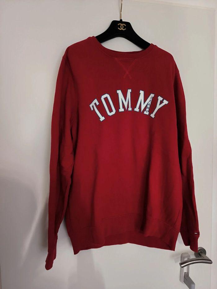 sweat rouge Tommy Jeans - photo numéro 1