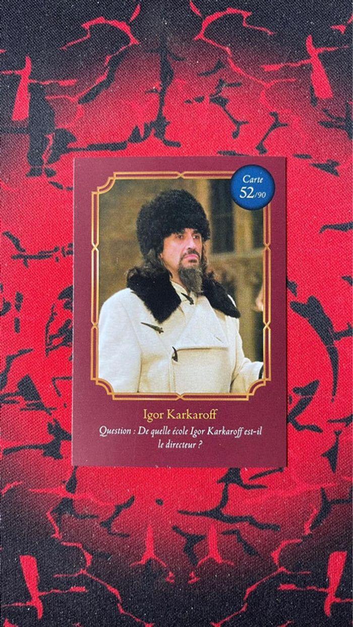 Carte Harry Potter Auchan - Igor Karkaroff