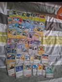 Lot de 61 cartes pokémon serie mascarade crépusculaire