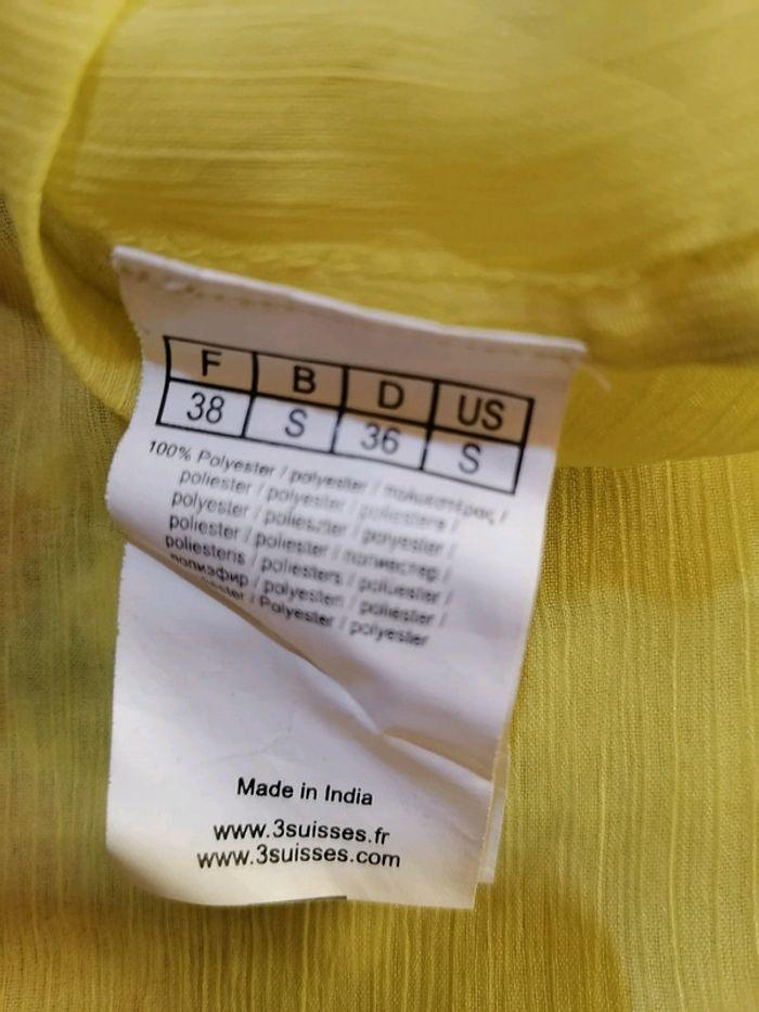 💖 Chemise manche courte à noeud jaune 💖 - photo numéro 7