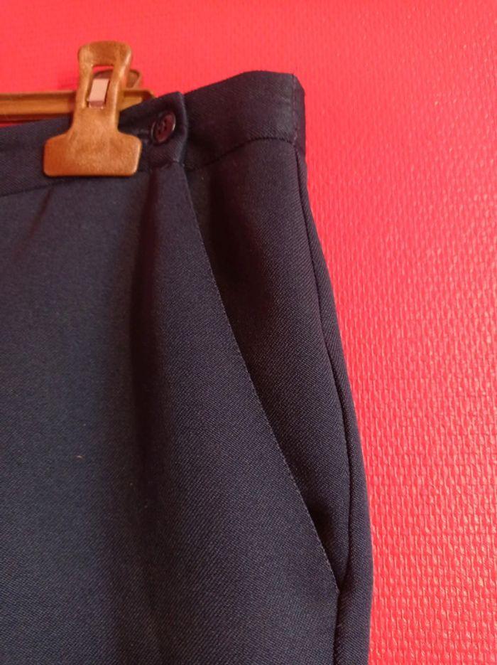 Pantalon femme bleu marine taille 46 Très bon état - photo numéro 4