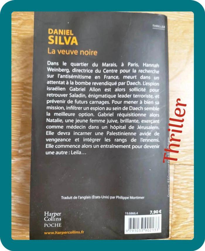 Livre La Veuve Noire de Daniel Silva - photo numéro 2