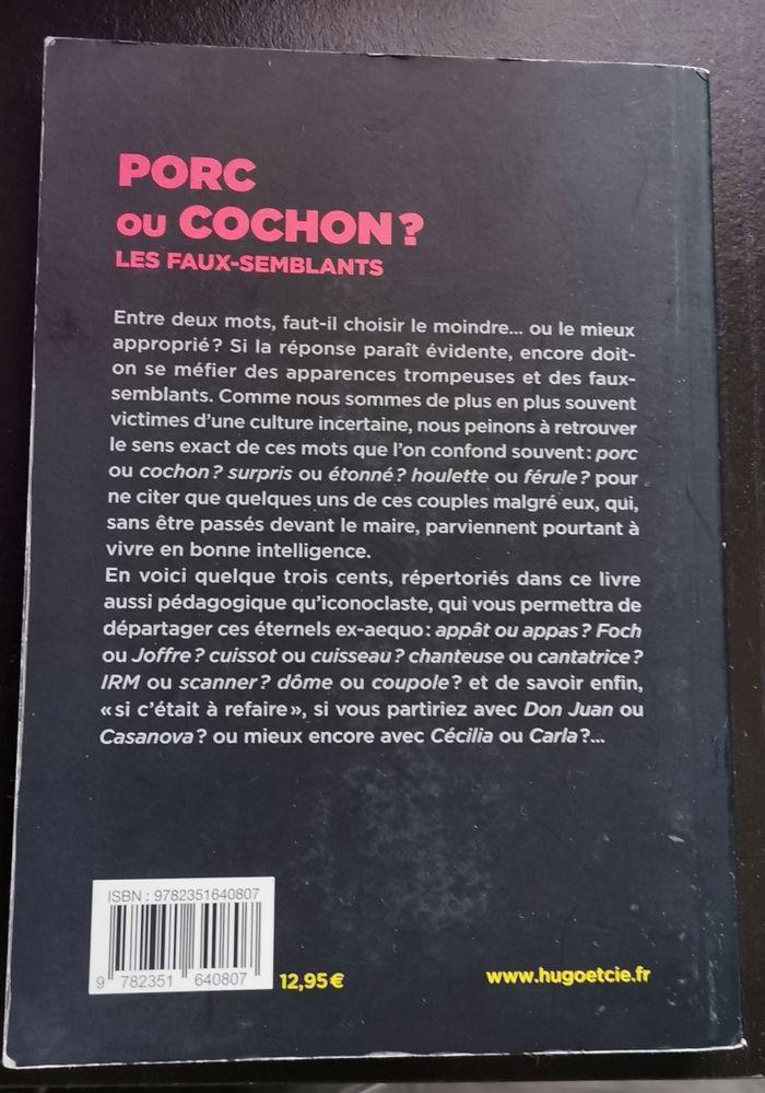 Livre "Porc ou Cochon ? Les faux semblants" - photo numéro 2