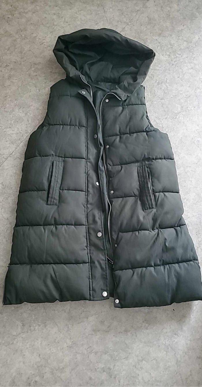 Manteau long sans manche