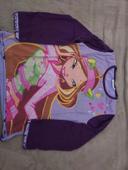 Tee-shirt manches longues violet winx 8 ans