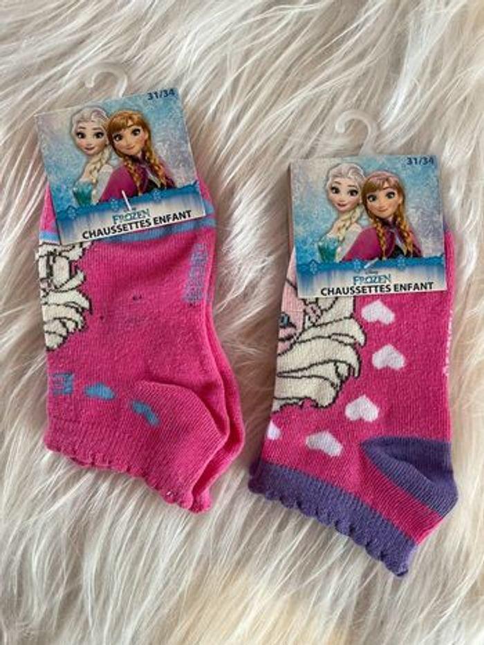 Lot chaussettes reine des neiges