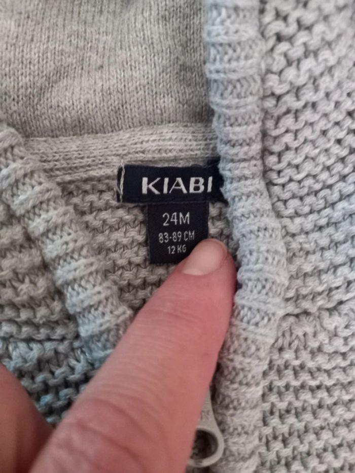 Gilet zippé kiabi 24 mois - photo numéro 2