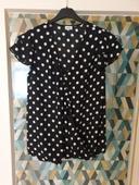 Blouse a pois fluide