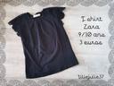 T shirt Zara 9/10 ans