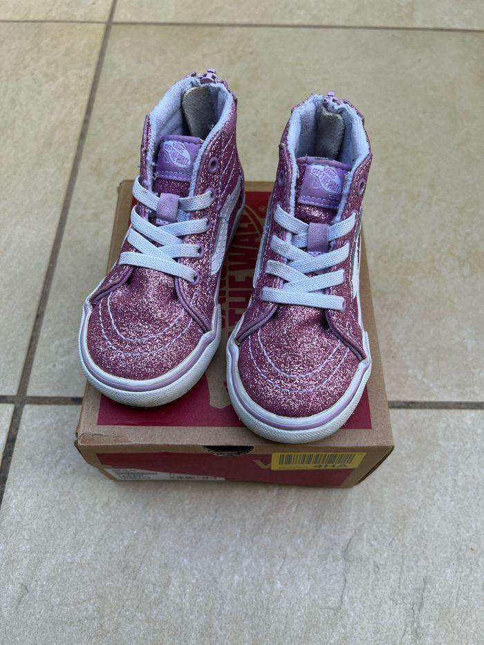 Vans Glitter Lilac taille 22 - photo numéro 1