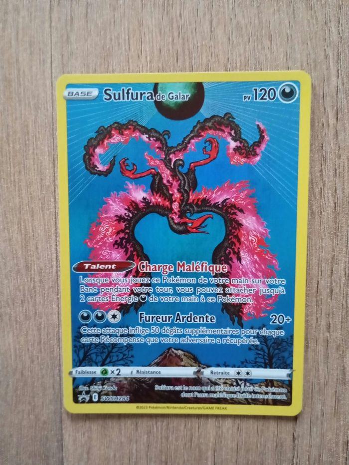 Carte Pokémon Sulfura De Galar - photo numéro 1