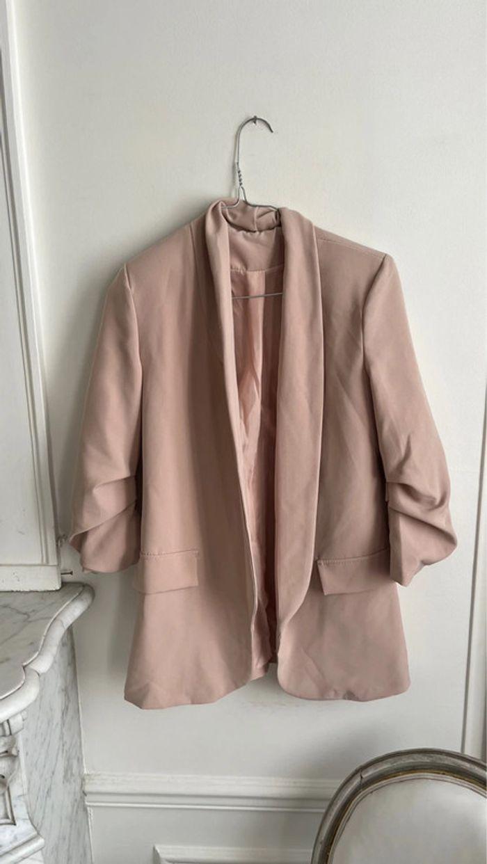 Veste blazer rose taille 38 - photo numéro 1