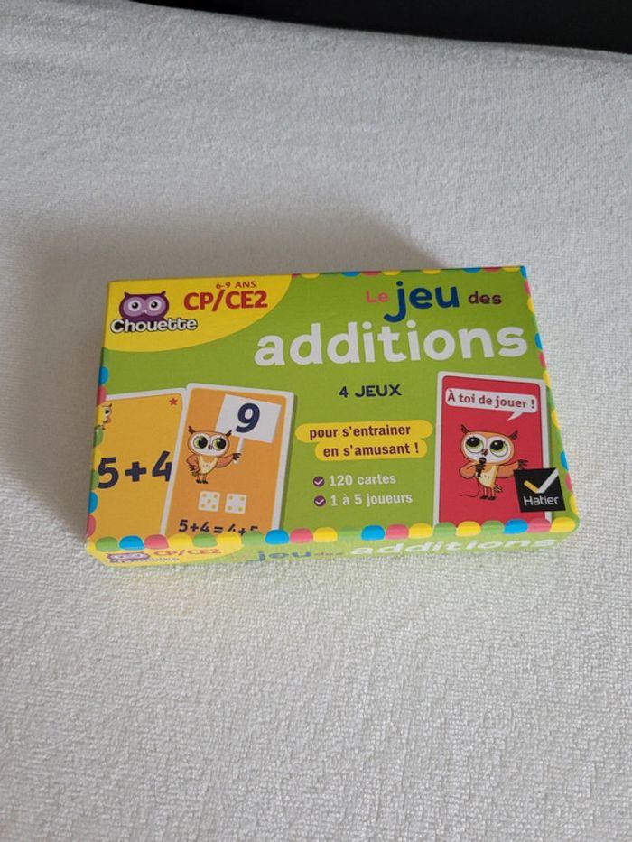 Jeu de société jeux des additions neuf - photo numéro 1