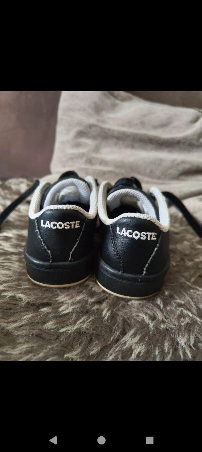 Lacoste baskets enfant - photo numéro 3