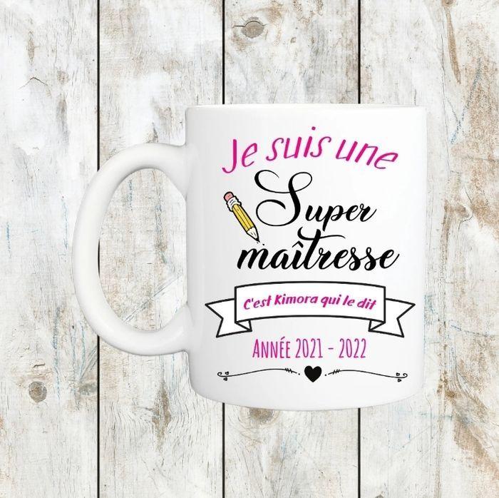 Mug cadeau Maîtresse