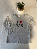 T-shirt manche longue I love dad