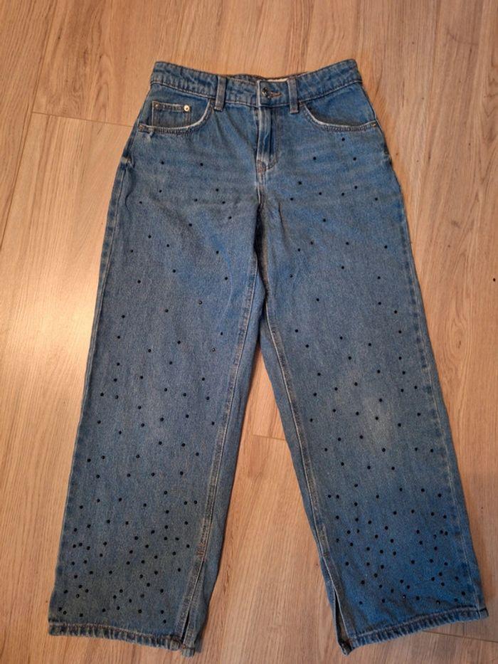 Jeans coupe large Lefties taille 9/10 ans - photo numéro 1