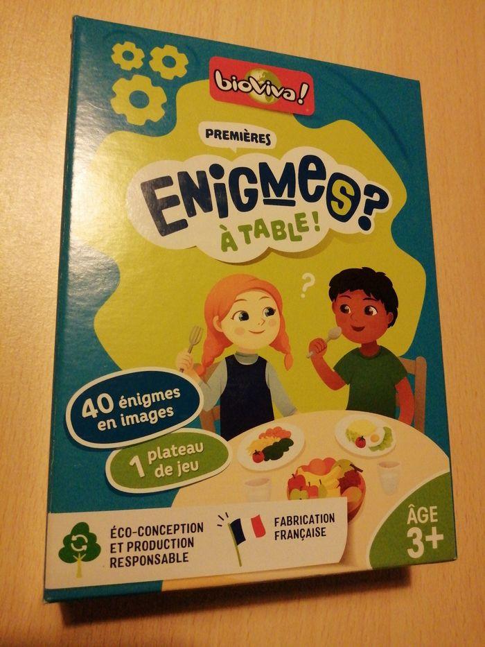 Jeu Premières énigmes "À table !" Bioviva. - photo numéro 1