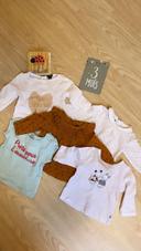 Lot tee-shirts fille