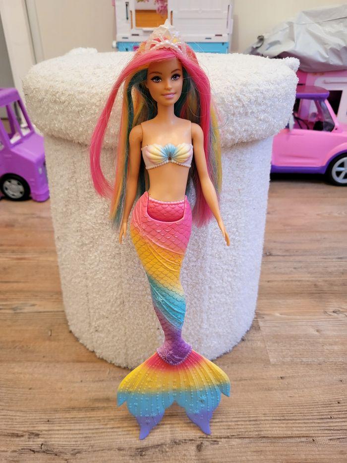 Barbie sirène mermaid rainbow - photo numéro 2