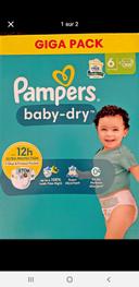 Couche pampers taille 6