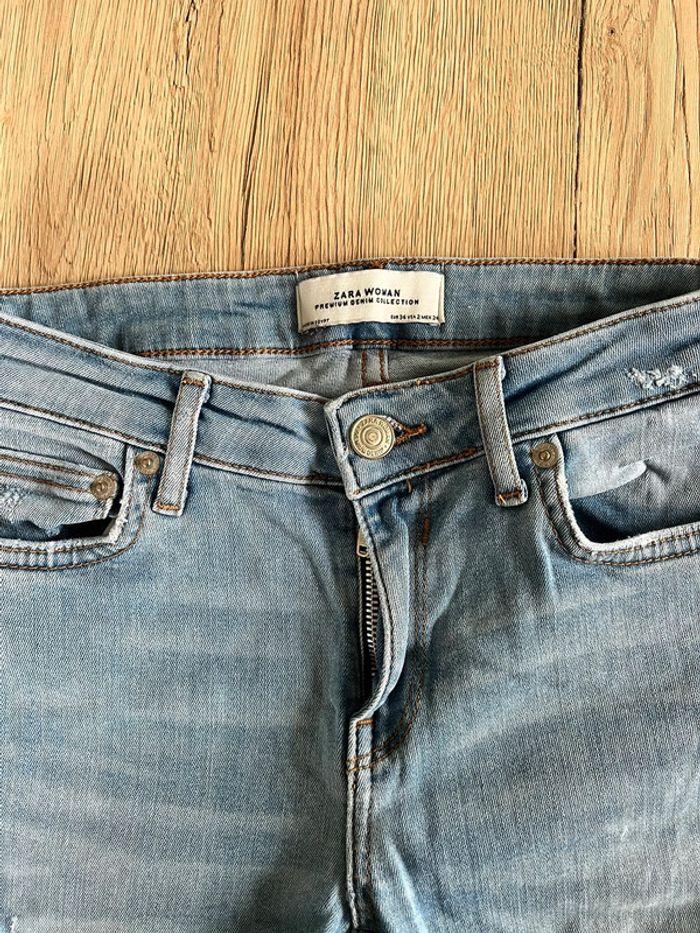 jeans slim claire zara taille 34 - photo numéro 3