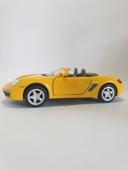 Kinsmart Porsche Boxster S Rétro Friction Jaune - 1/34