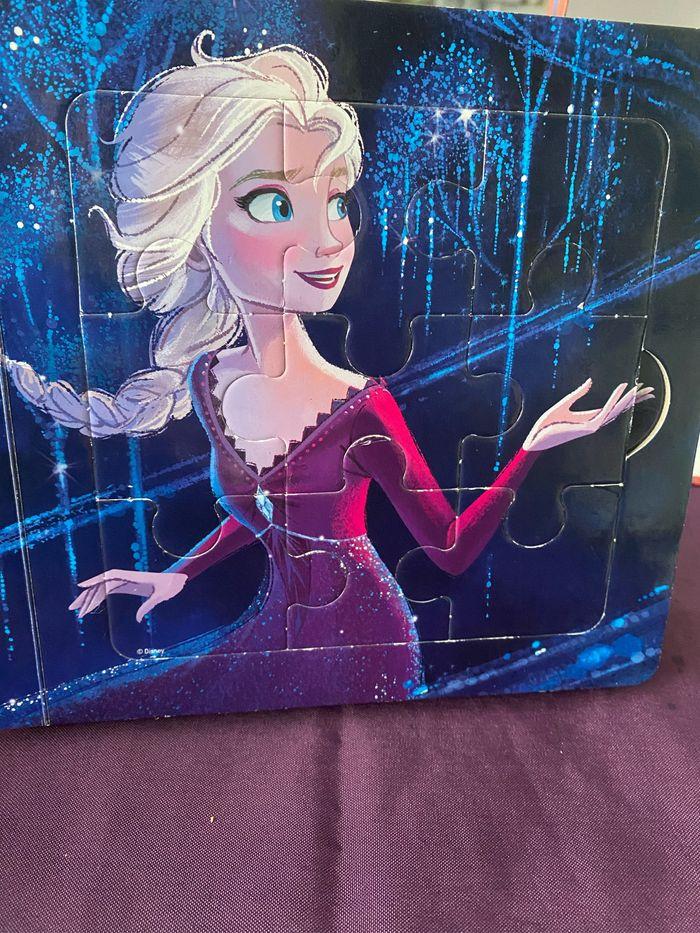 Livre puzzle 5 puzzle reine des neige frozen II Disney - photo numéro 5