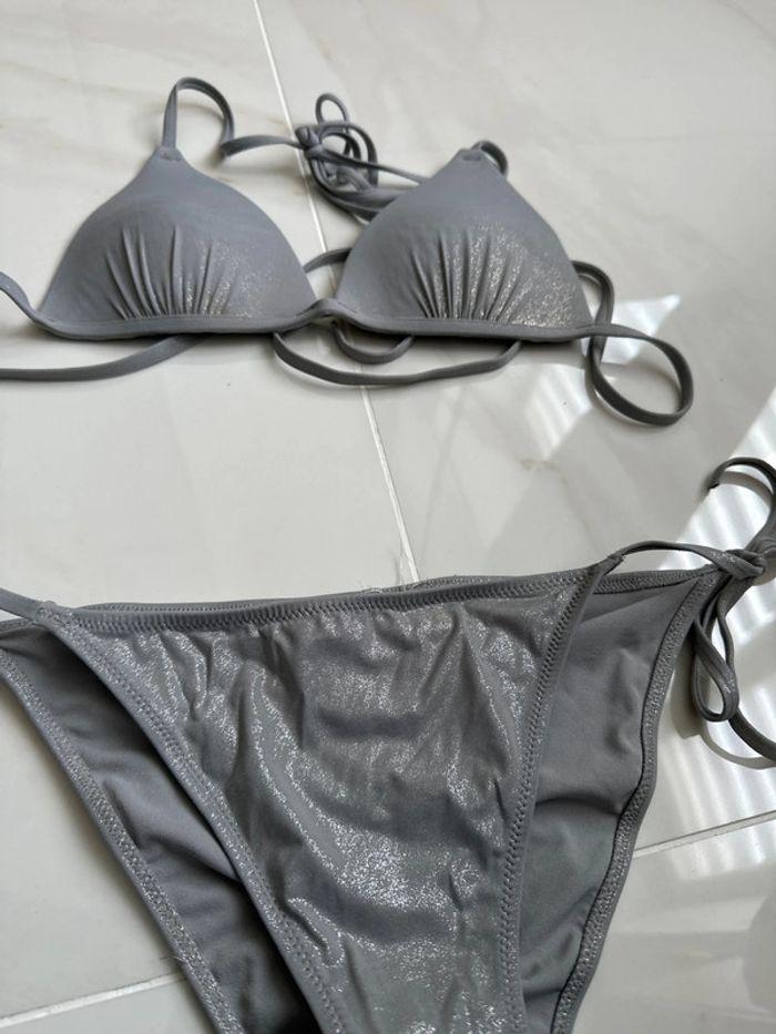 Maillot de bain gris pailletée - photo numéro 2