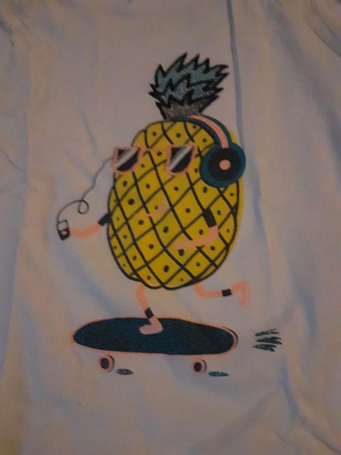 Tee-shirt manches longues ananas - photo numéro 2