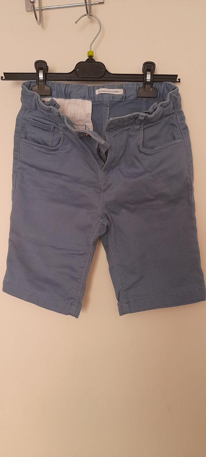 Short garçon bleu - photo numéro 1