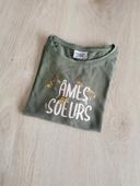 T shirt fille manches longues 3 ans tao