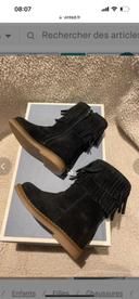 Bottes Jacadi cuir neuf 22