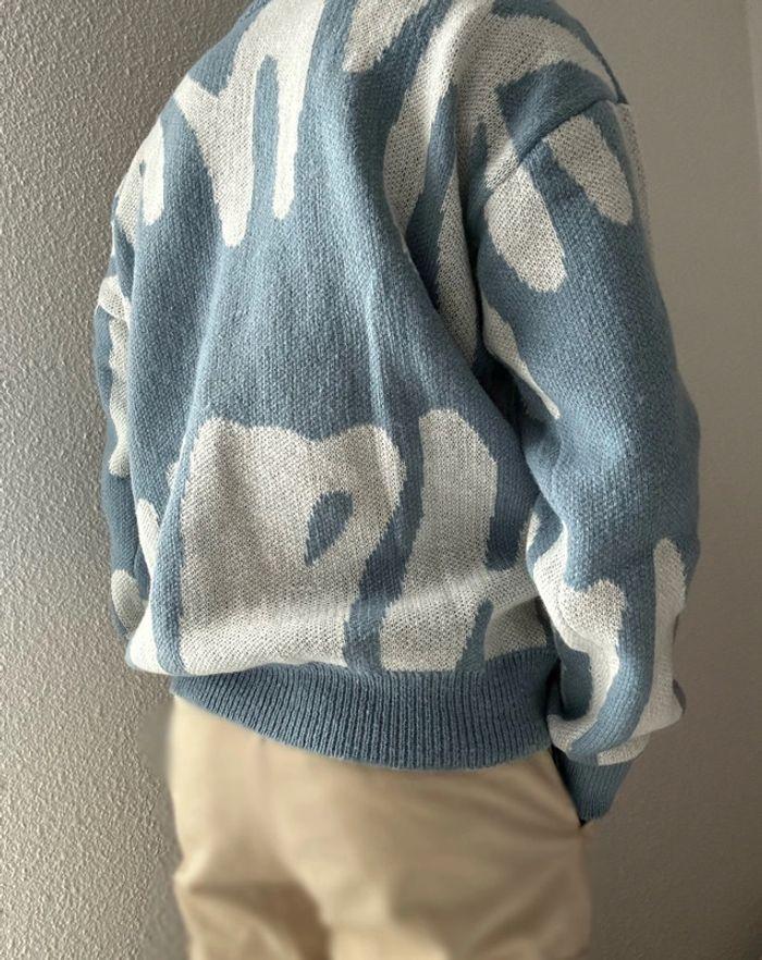 Pull bleu vintage - photo numéro 4