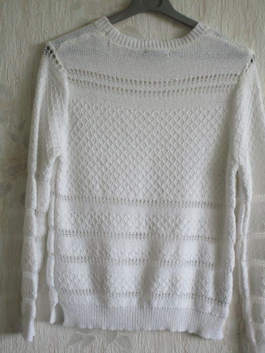 Pull Blanc ras du cou Femme TXL (42) - photo numéro 7