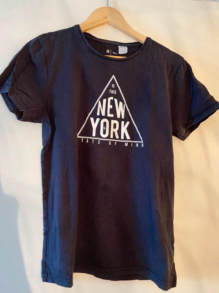 Tee-shirts noir basic New york - photo numéro 1