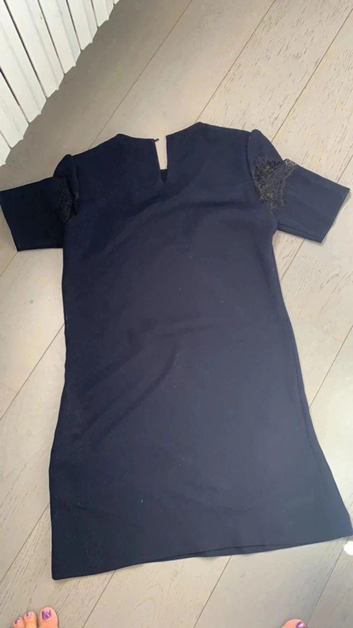 Robe Claudie Pierlot T:36 marine - photo numéro 3