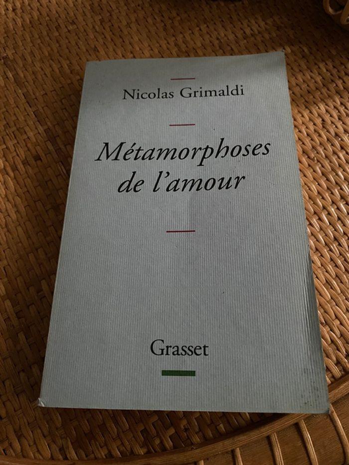 Métamorphoses de l’amour Nicolas Grimaldi - photo numéro 1