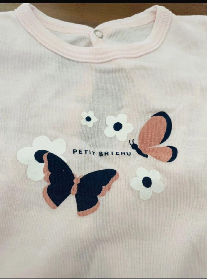 Pyjama rose petit bateau 3 mois - photo numéro 2