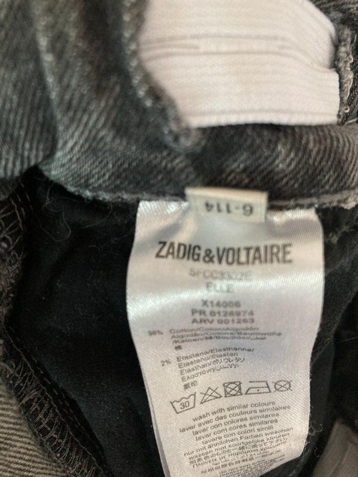 Zadig & Voltaire short gris 6 ans 114 cm - photo numéro 17