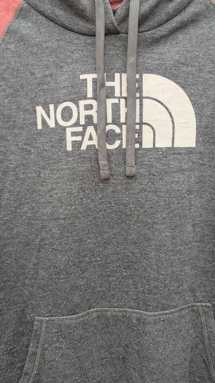 Sweat The North Face femme - Taille XL - Bordeaux/Gris - Très bon état - photo numéro 3