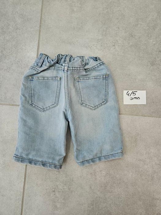 Short en jean bleu clair garçon 4/5 ans - photo numéro 3