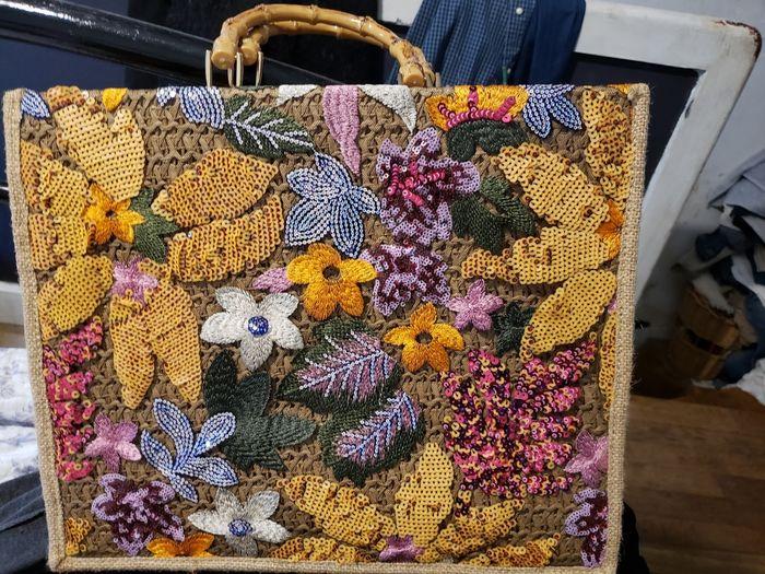 Sac osier fleuies fleurs