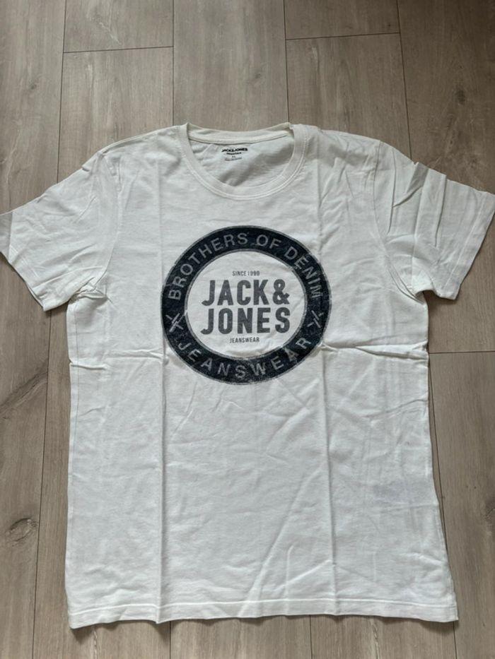 Tee shirt jack and jones blanc - photo numéro 2