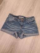 Short en jean's bleu