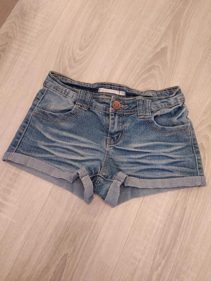 Short en jean's bleu - photo numéro 1