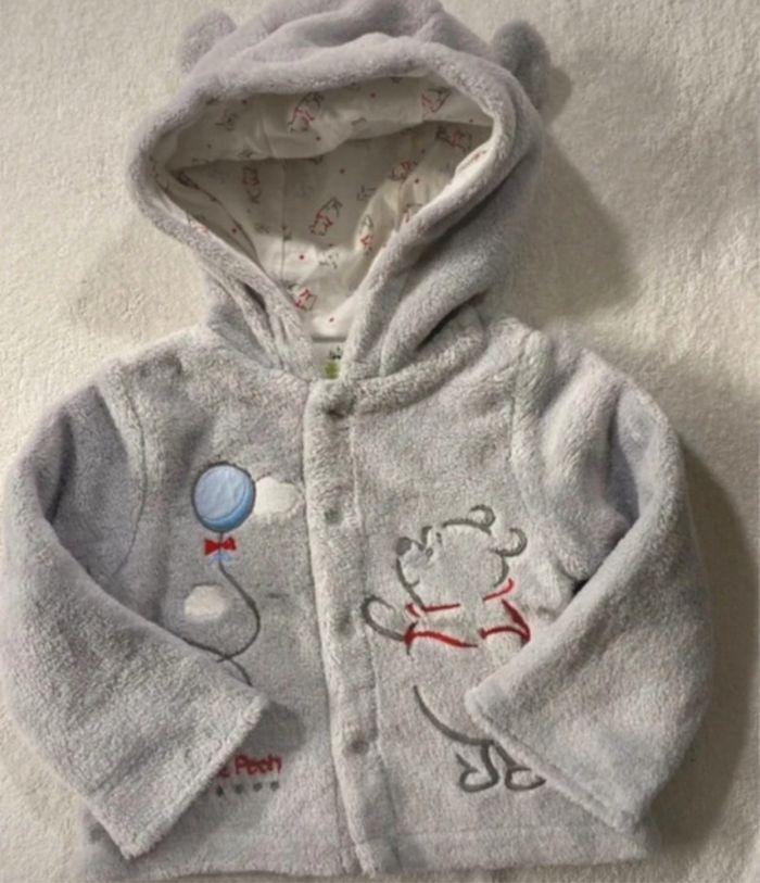 Petit blouson au capuche fourrure Disney Winnie 1 mois - photo numéro 1